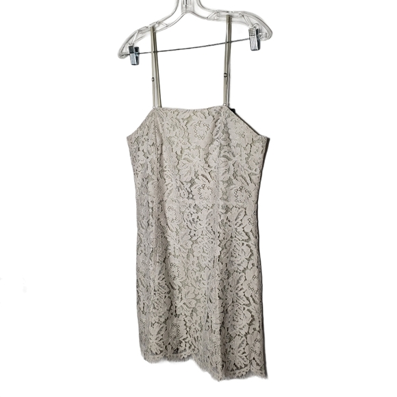 CHASER Gray Lace Mini Dress - Picture 2 of 12